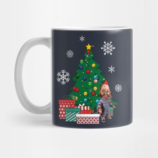 Chucky Around The Christmas Tree Mug